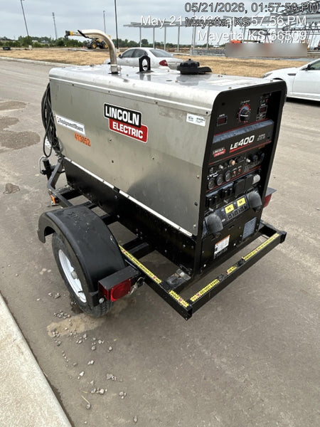 2024 Lincoln Electric LE400 Kubota V1505, Trlr, Cable Rack, Light Kit, ES Decals, T3