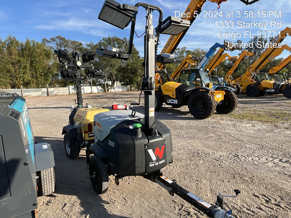 2024 Wacker Neuson LTT4 Diesel, Kohler KDW702, Deep Sea Controller, Auto Start, LED 320W, Bypass Outlet, T3