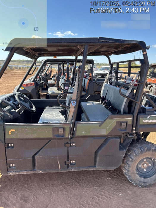 Kawasaki Mule PRO-DXT Movement Alarm, Beacon, Hard Top, ES Track Hardware