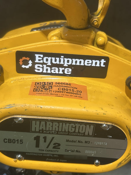 2025 HARRINGTON CB015-20