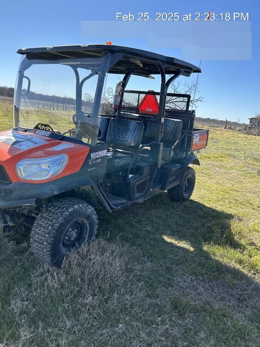 2022 Kubota RTV-X1140W-H Plastic Canopy, Windshield Acrylic Clear, LED Strobe Light, Wire Harness Kit, Back up Alarm