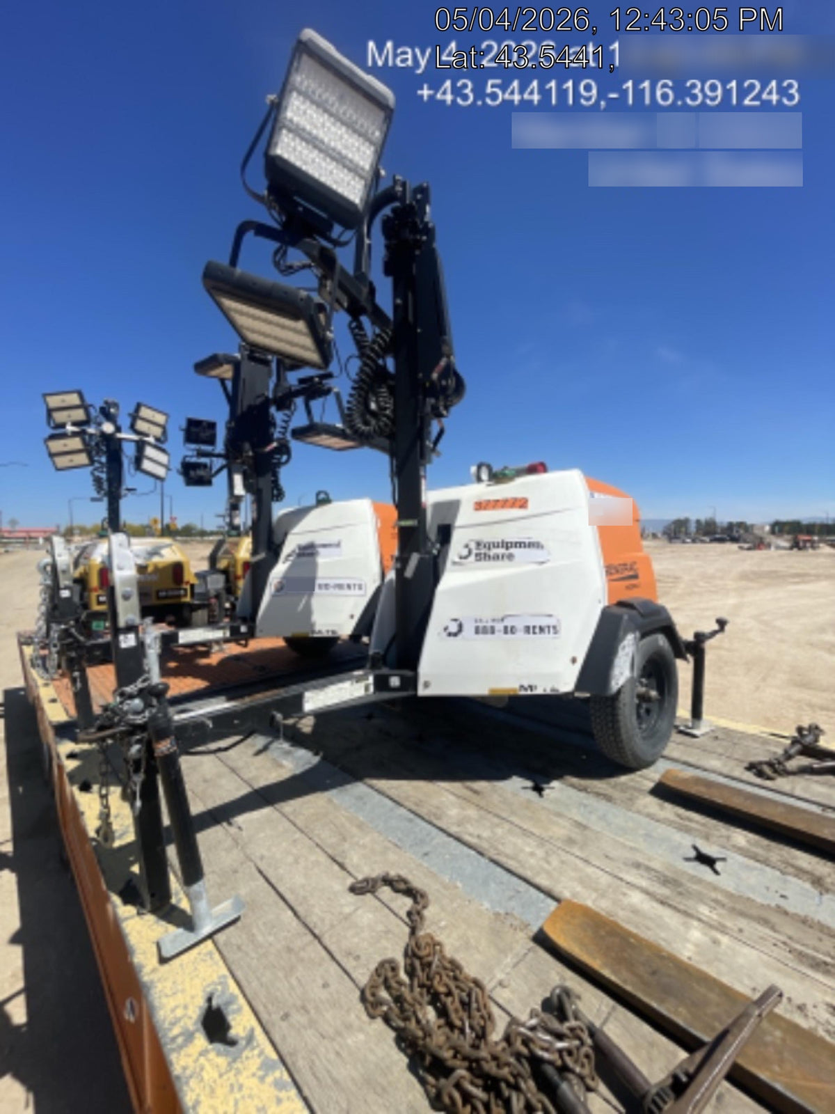 2023 Generac MLT2 Diesel, Flex Switch 120V Input, Powerzone Controller, 
(4) 320W LED Lights, 4kW Generator, 39.9 Gal Fuel Tank, 2" Ball, T3