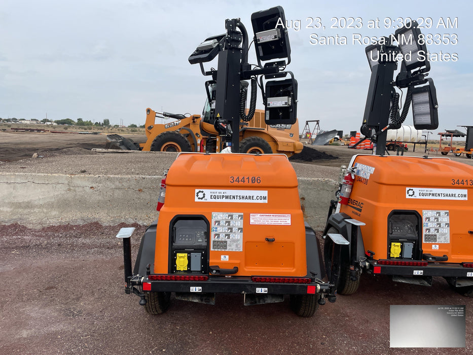 2023 Generac MLT2 Diesel, Flex Switch 120V Input, Powerzone Controller, (4) 320W LED Lights, 4kW Generator, 39.9 Gal Fuel Tank, 2" Ball, T3