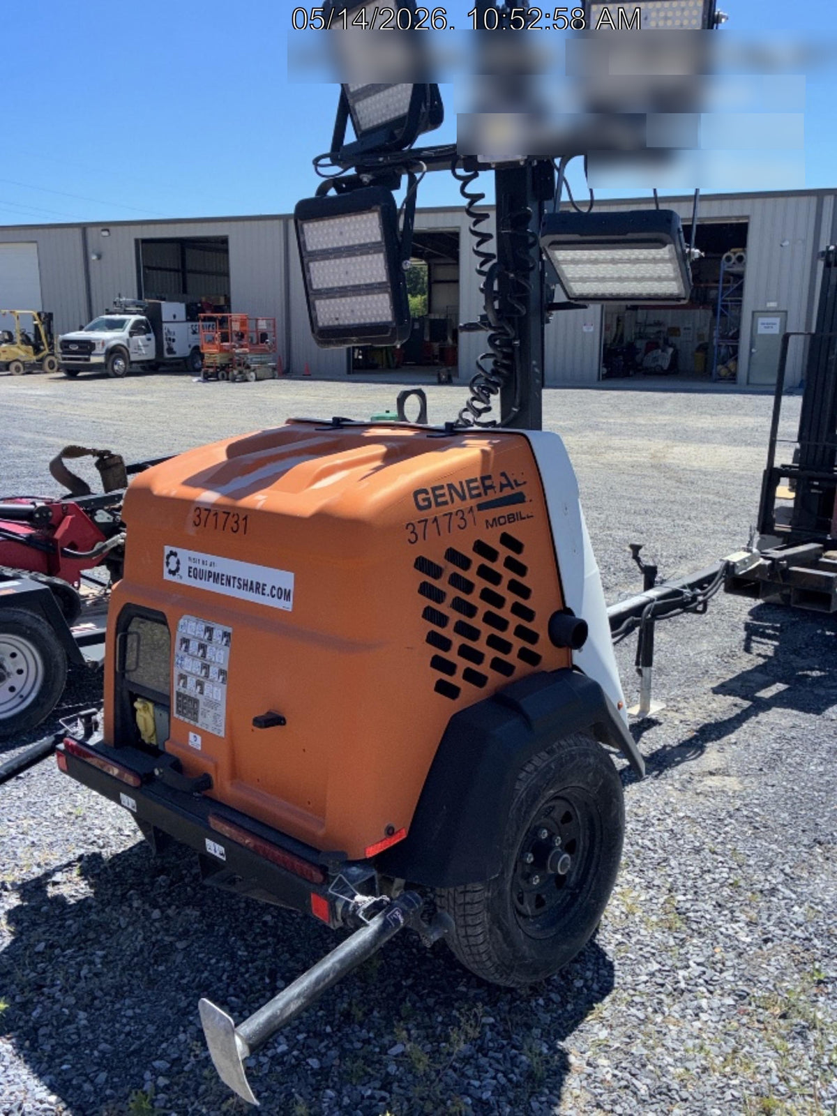 2023 Generac MLT2 Diesel, Flex Switch 120V Input, Powerzone Controller, 
(4) 320W LED Lights, 4kW Generator, 39.9 Gal Fuel Tank, 2" Ball, T3