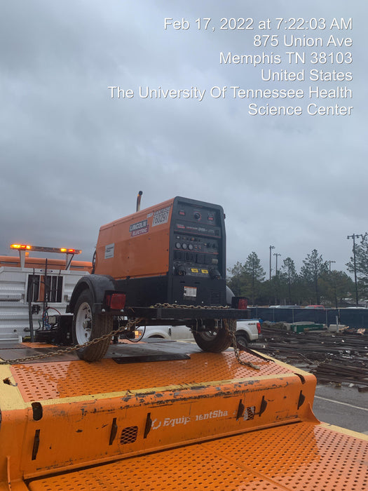 2021 Lincoln Electric Vantage 322 Vantage 322 Ready Pak 3 w/ Decals, ORANGE (includes trailer, cable rack, fender light kit) NO Telematics