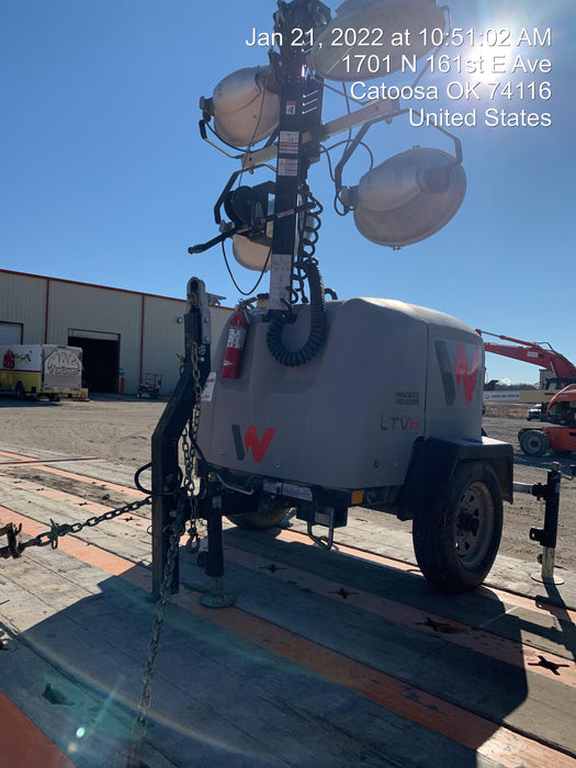 2019 Wacker Neuson LTV6L-MH Wacker Neuson LTV6L Mobile Light Tower w/Fuel Level Sensor Installed