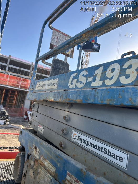 2017 Genie GS-1930 Genie GS1930 Scissor Lift