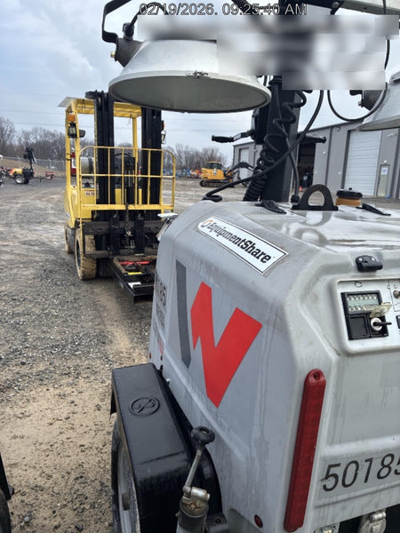 2019 Wacker Neuson LTV6L-MH Mobile Light Tower w/Fuel Level Sensor Installed