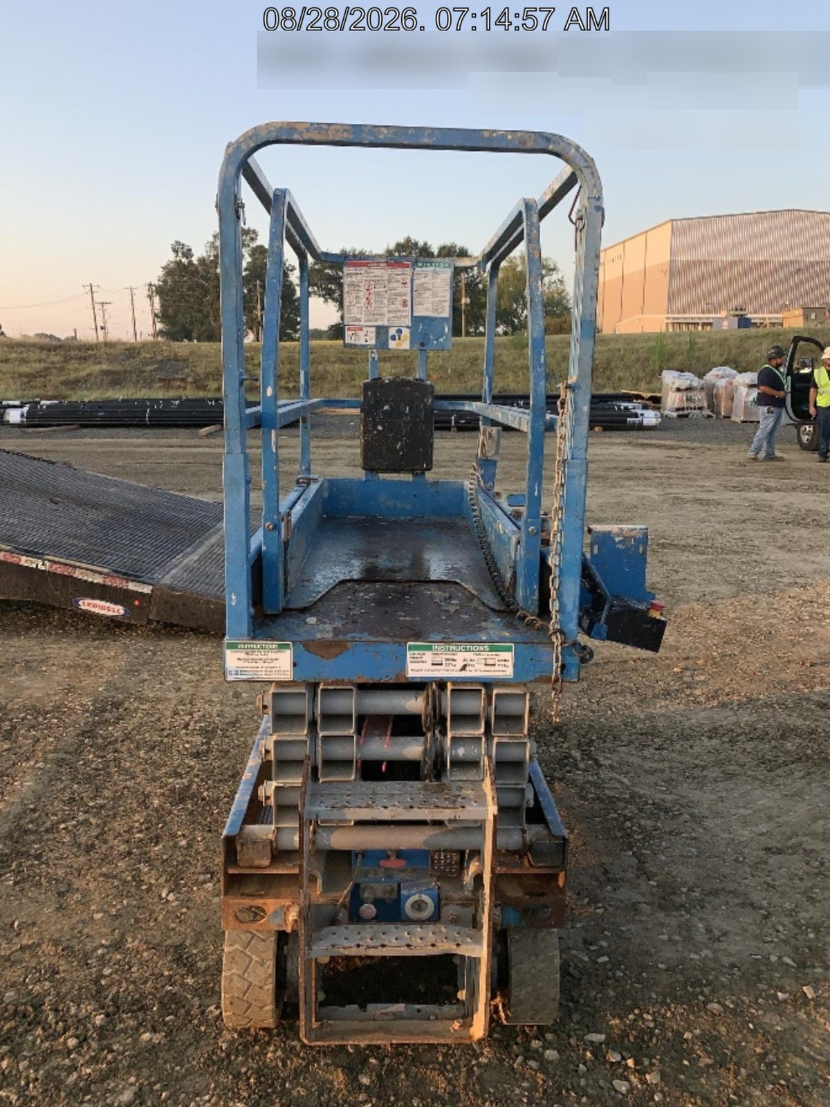 2019 Genie GS-1930 Fixed Rails with Chain Entry