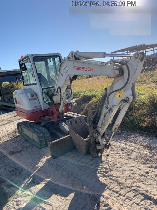 2020 Takeuchi TB-235-2CR Cab/Heat/Air, Rubber Tracks, Manual TAG QC