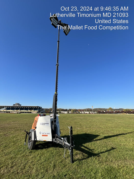 2023 Generac MLT2 Diesel, Flex Switch 120V Input, Powerzone Controller, (4) 320W LED Lights, 4kW Generator, 39.9 Gal Fuel Tank, 2" Ball, T3