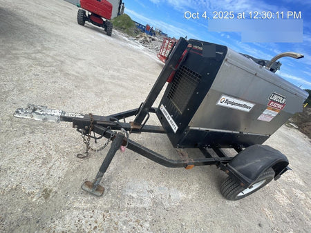 2019 Lincoln Electric Vantage 322 Ready-Pak 3, Two Wheel Trailer, Fender and Light Kit, Cable Rack