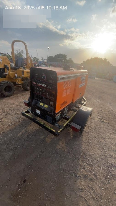 2023 Lincoln Electric LE400 Kubota V1505, Trlr, Cable Rack, Light Kit, ES Decals, T3