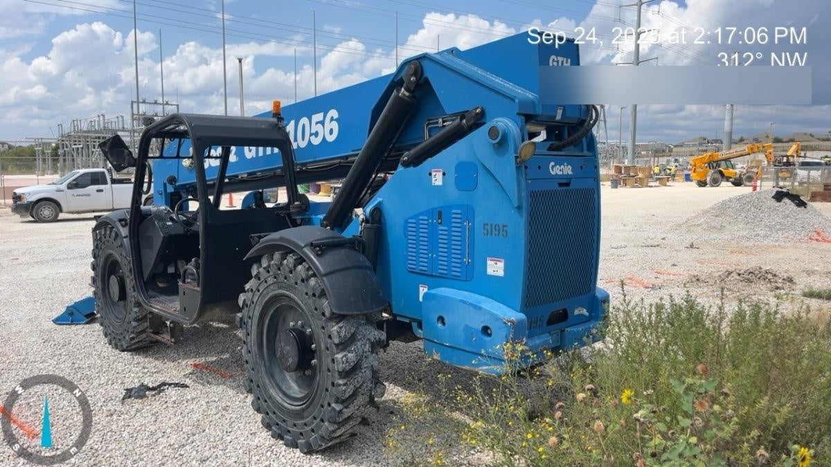 2017 Genie GTH-1056 Genie GTH1056, Solid Tires, 60" carriage, Open ROPS