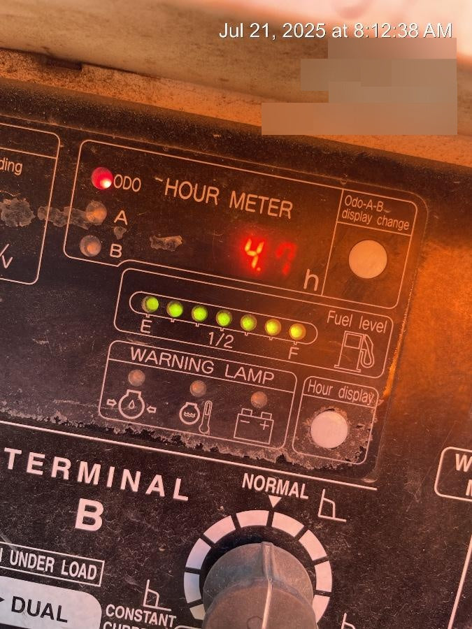 2020 Multiquip DLW400ESA4 400 amp Welder, 14kW, 120/240V, T4F Kubota, Trailer