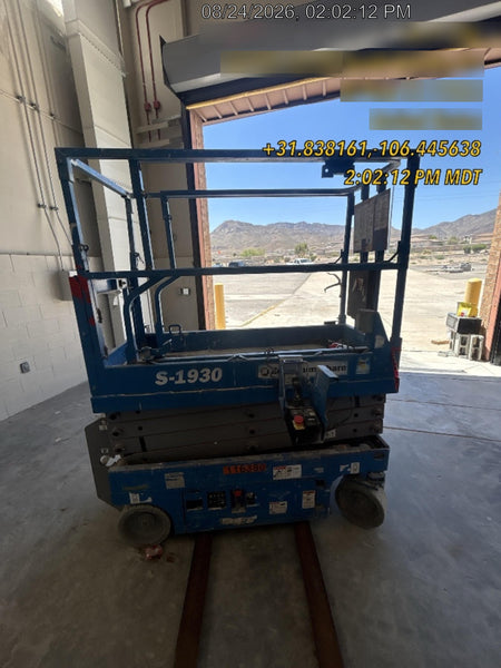 2020 Genie GS-1930 Solid Non Marking Tires, Beacon, Folding rails with half height swing gate
