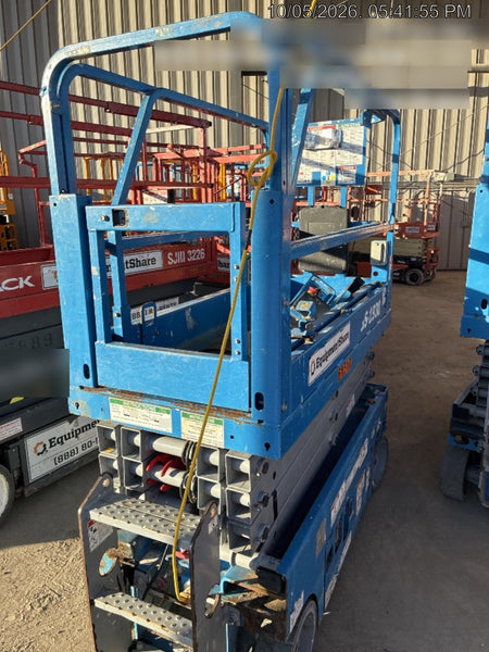 2020 Genie GS-1930 Solid Non Marking Tires, Beacon, Folding rails with half height swing gate