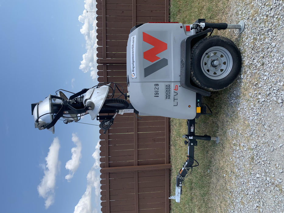 2018 Wacker Neuson LTV6L-MH Wacker Neuson LTV6L Mobile Light Tower w/Fuel Level Sensor Installed