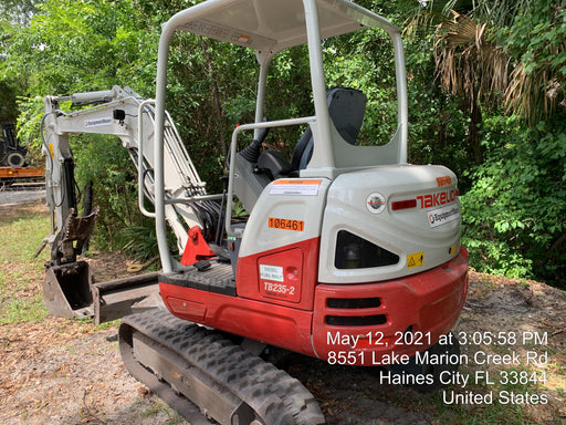 2020 Takeuchi TB235-2R Canopy, Rubber Tracks, Manual TAG QC