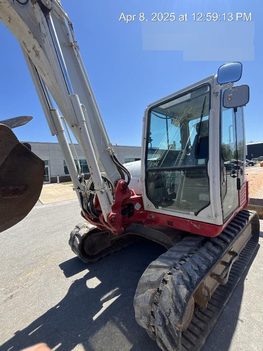 2019 Takeuchi TB290 Cab, AC, Rubber Tracks, Dozer Blade, Travel Alarm, Control Pattern Change Valve, Auxiliary Hydraulics w/18" Quick Coupler Bucket with teeth, 6.2 cu. ft. capacity/24" Quick Coupler Bucket with teeth, 8.6 cu. ft. capacity/36" Quick Coupler Bucket with teeth, 13.4 cu. ft. capacity, Quick Coupler, Hydraulic Thumb Installed