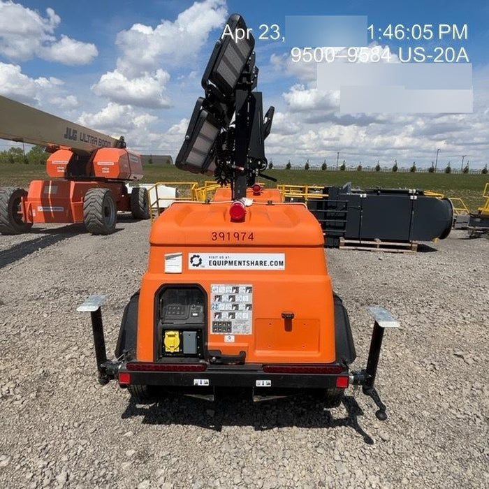 2024 Generac MLT2 Diesel, Flex Switch 120V Input, Powerzone Controller, 
(4) 320W LED Lights, 4kW Generator, 39.9 Gal Fuel Tank, 2" Ball, T3