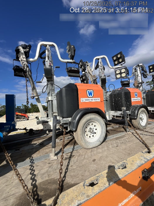 2023 Wanco WLTT-4MM4K Diesel, Deep Sea Controller, Shore Power Plug, Auto Start, (4) 350W LED Floodlights, 4kW Generator, 60 Gal Fuel Tank, 2" Ball, T3