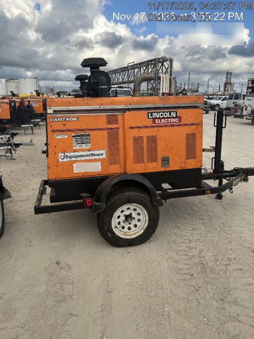 2021 Lincoln Electric Vantage 549X Ready Pak 3, ORANGE (includes trailer, cable rack, fender light kit)