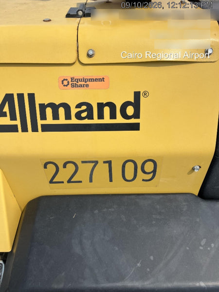 2022 Allmand NLV3GR (4) LED Light Fixture 350W, 23' Vertical Mast, 3kW Prime, Towable, Deep Sea L401, Leveling Jacks, Yanmar T4F 5.8hp