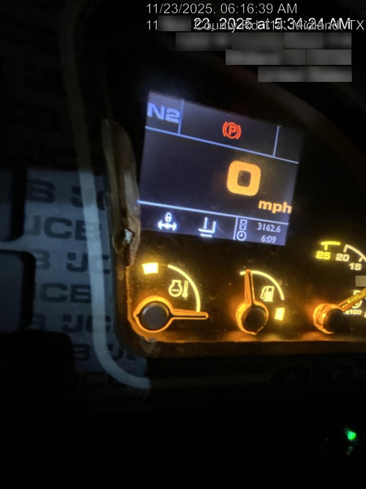 2019 JCB 510-56 JCB 510-56 74 HP w/Open ROPS, Beacon, Aux Hydraulics, Worklights, Solid Tires 60" Carriage/Forks