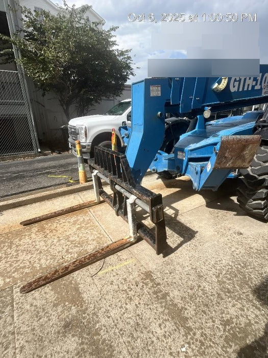 2019 Genie GTH-1056 Canopy, Solid RT Tires, LED Work Lights, Beacon 60" QA Carriage, 60" Forks