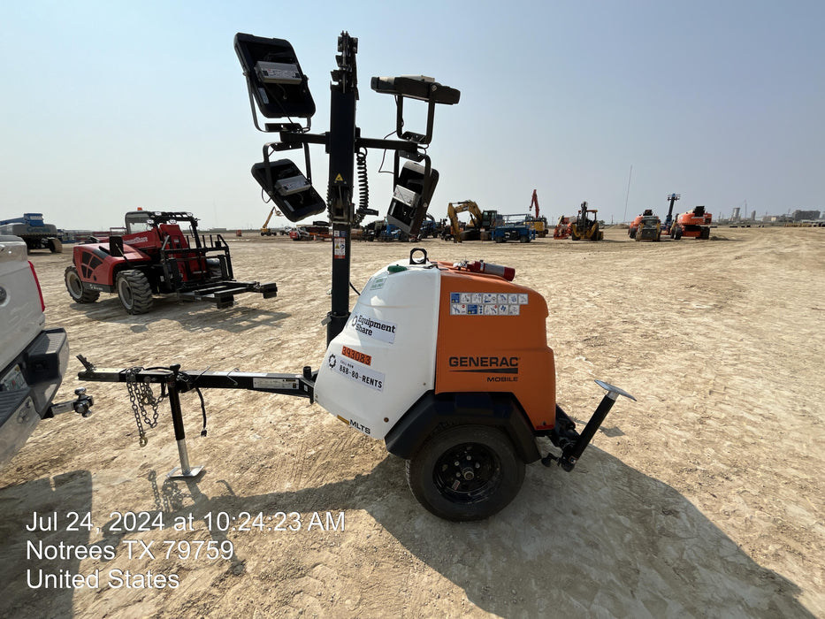 2024 Generac MLT2 Diesel, Flex Switch 120V Input, Powerzone Controller, 
(4) 320W LED Lights, 4kW Generator, 39.9 Gal Fuel Tank, 2" Ball, T3