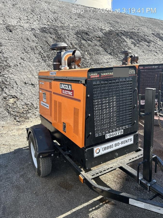 2021 Lincoln Electric Vantage 549X Ready Pak 3, ORANGE (includes trailer, cable rack, fender light kit)