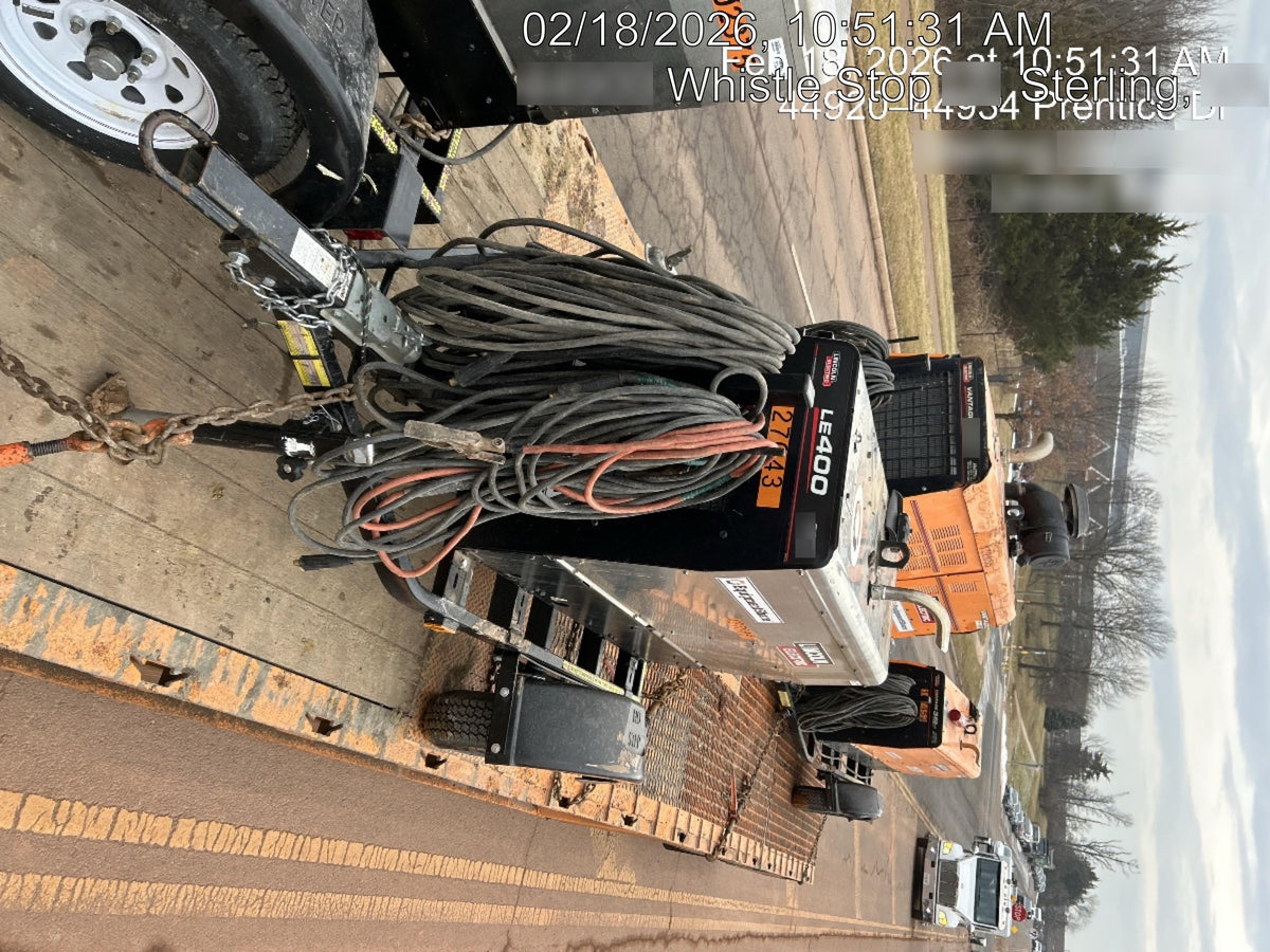 2024 Lincoln Electric LE400 Kubota V1505, Trlr, Cable Rack, Light Kit, ES Decals, T3