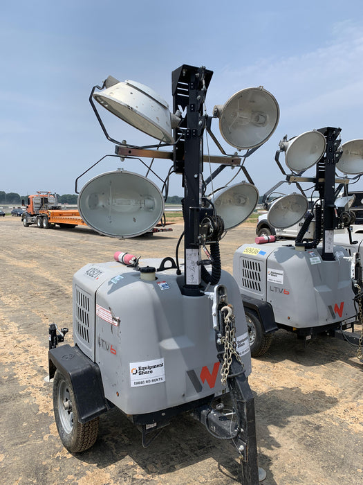 2019 Wacker Neuson LTV6L-MH Wacker Neuson LTV6L Mobile Light Tower w/Fuel Level Sensor Installed