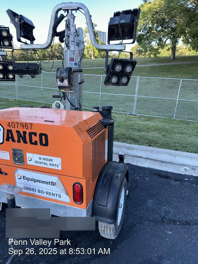 2024 Wanco WLTT-4MM4K Diesel, Deep Sea Controller, Shore Power Plug, Auto Start, (4) 350W LED Floodlights, 4kW Generator, 60 Gal Fuel Tank, 2" Ball, T3