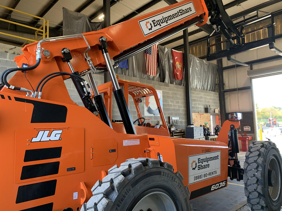 2019 Skytrak 6036 Canopy, Solid Tires, LED Work Lights, Beacon