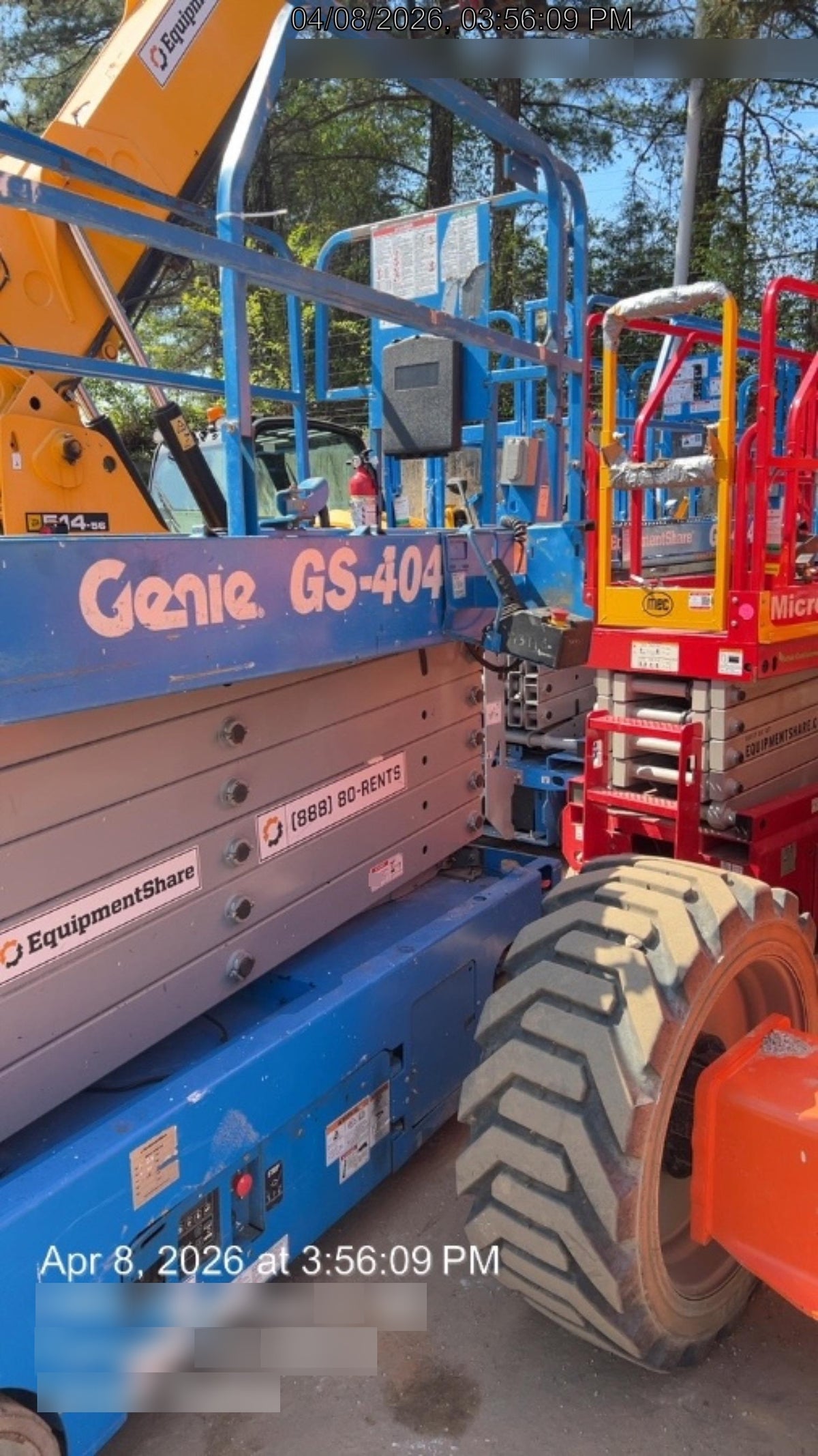 2016 Genie GS-4047 Standard Rental Specs