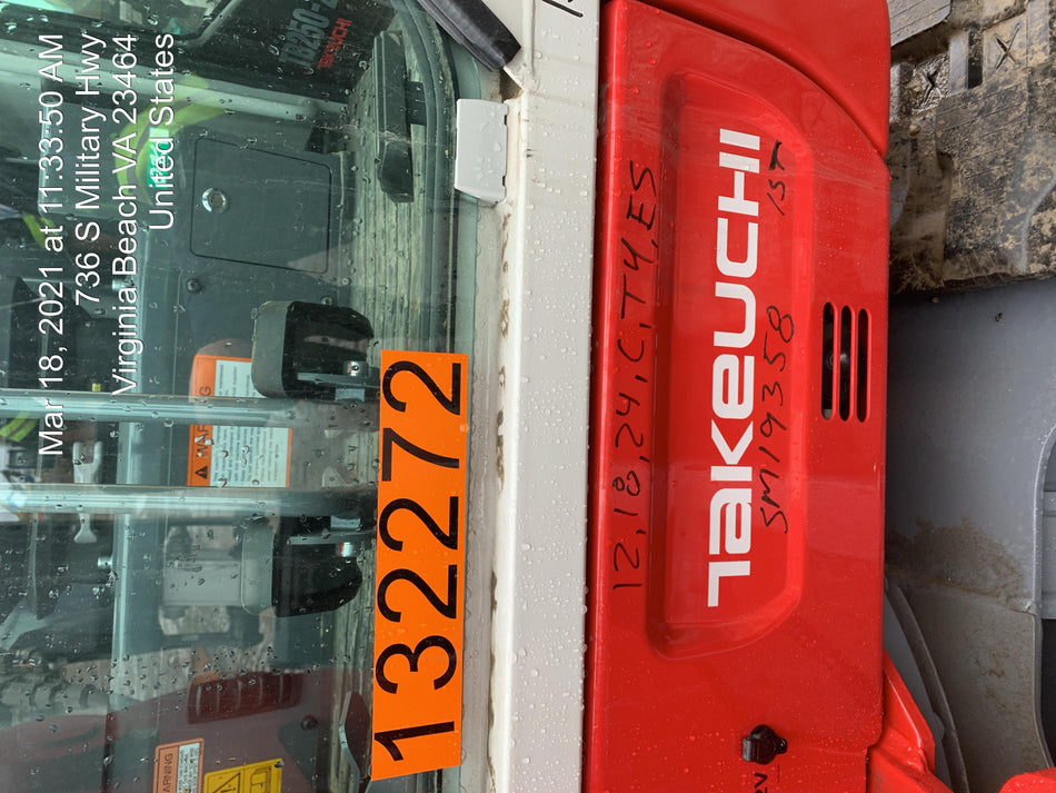 2020 TAKEUCHI TB250-2C