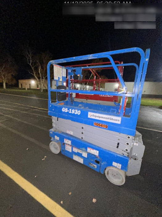 2020 Genie GS-1930 Standard Machine, 800W Inverter