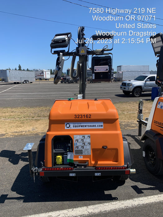 2023 Generac MLT2 Diesel, Flex Switch 120V Input, Powerzone Controller, (4) 320W LED Lights, 4kW Generator, 39.9 Gal Fuel Tank, 2" Ball, T3