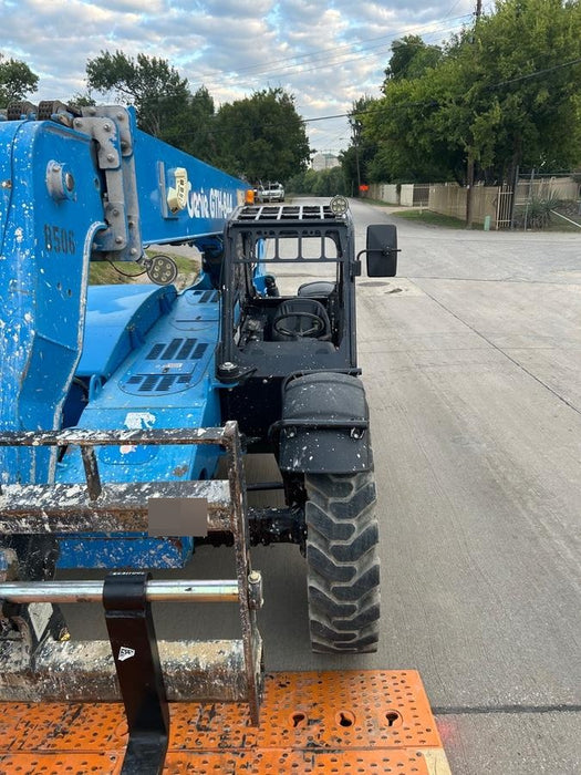 2018 Genie GTH-844 Genie GTH-844D w/Open ROPS, Solid Tires, Work Light/Beacon, 60" Carriage and Forks