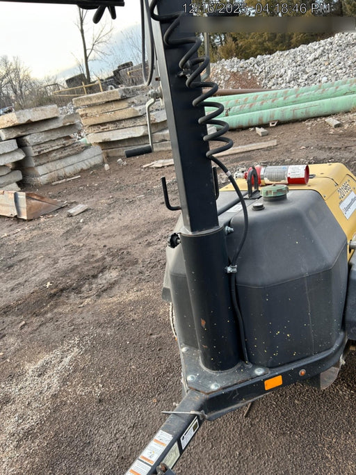 2022 Allmand NLV3GR (4) LED Light Fixture 350W, 23' Vertical Mast, 3kW Prime, Towable, Deep Sea L401, Leveling Jacks, Yanmar T4F 5.8hp