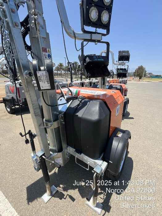 2024 Wanco WLTT-4MM4K Diesel, Deep Sea Controller, Shore Power Plug, Auto Start, (4) 350W LED Floodlights, 4kW Generator, 60 Gal Fuel Tank, 2" Ball, T3