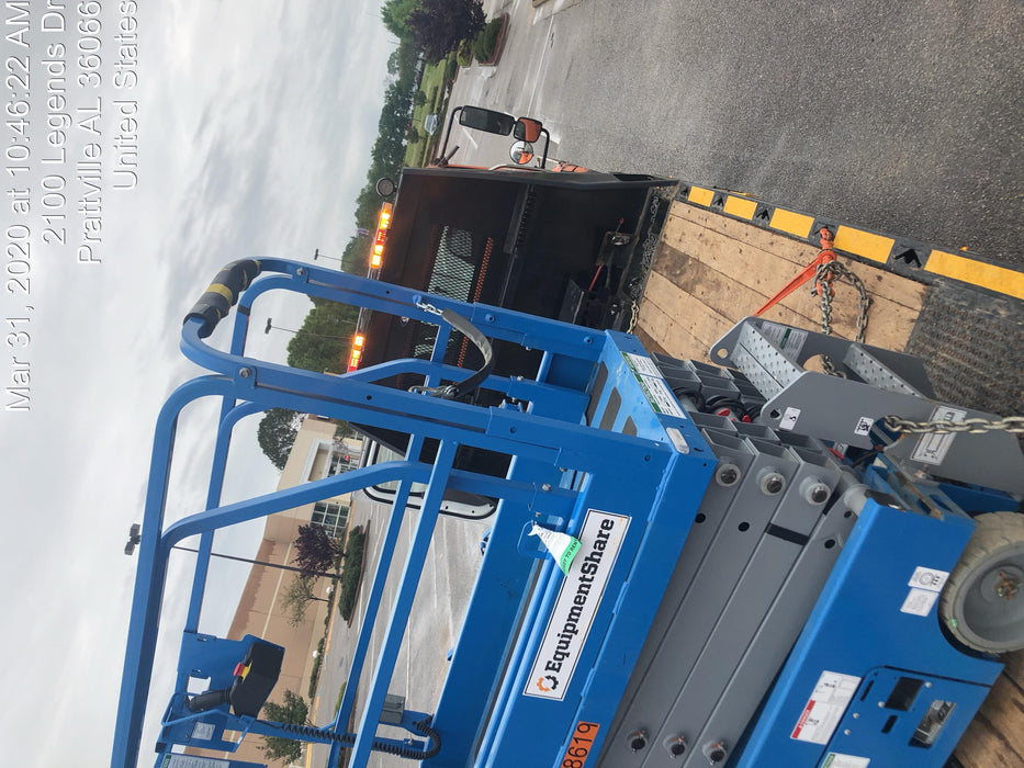 2019 Genie GS-1930 Fixed Rails with Chain Entry