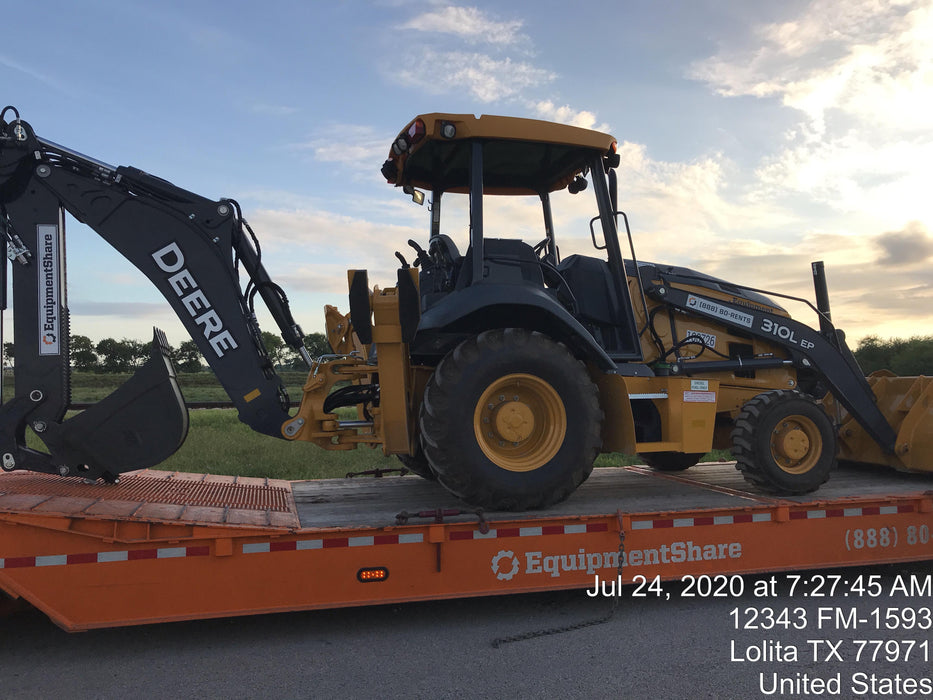 2020 John Deere 310LEP - Extendable Stick Canopy, 4WD, Extendable Stick, Pilot Controls, 2 Way Hydraulics, TAG Manual QC