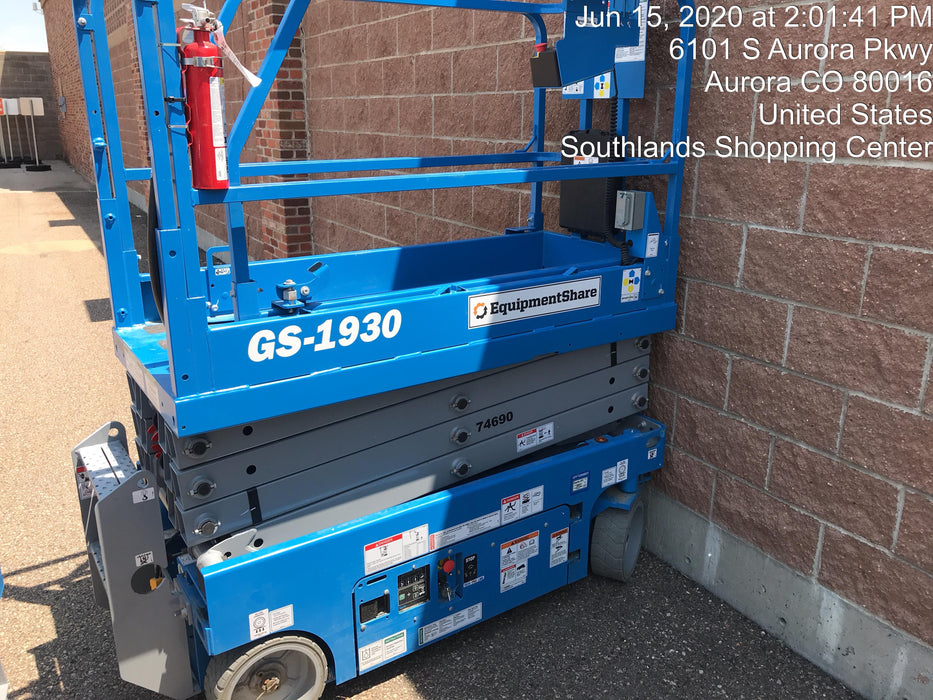 2020 Genie GS-1930 Fixed rails with chain entry gate - Pre A92.20