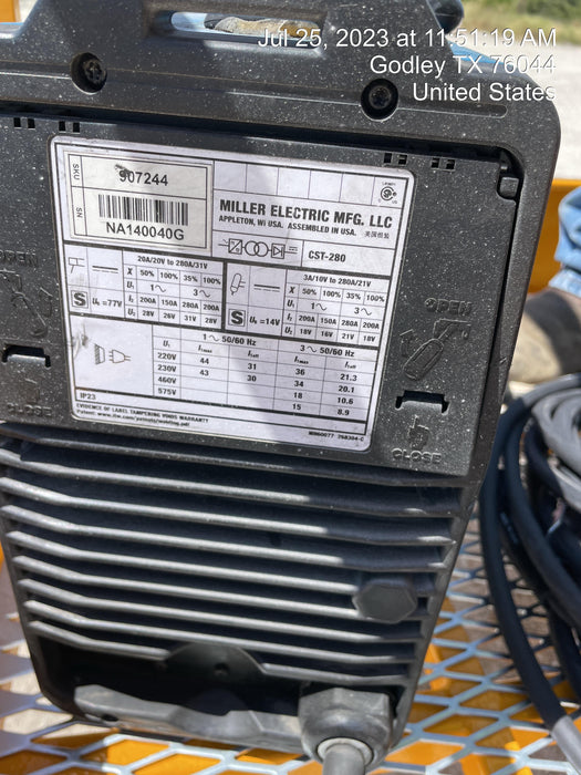 2020 MILLER ELECTRIC CST-280