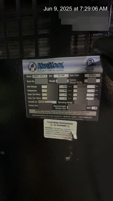 2023 KWIKOOL KPAC1411-2