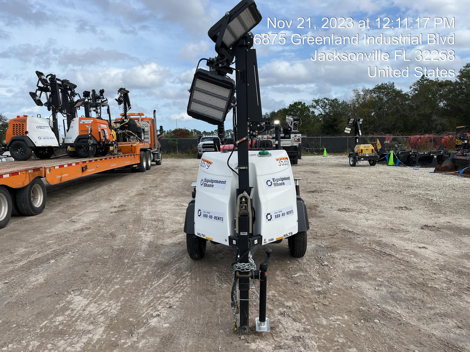 2023 Generac MLT2 Diesel, Flex Switch 120V Input, Powerzone Controller, (4) 320W LED Lights, 4kW Generator, 39.9 Gal Fuel Tank, 2" Ball, T3