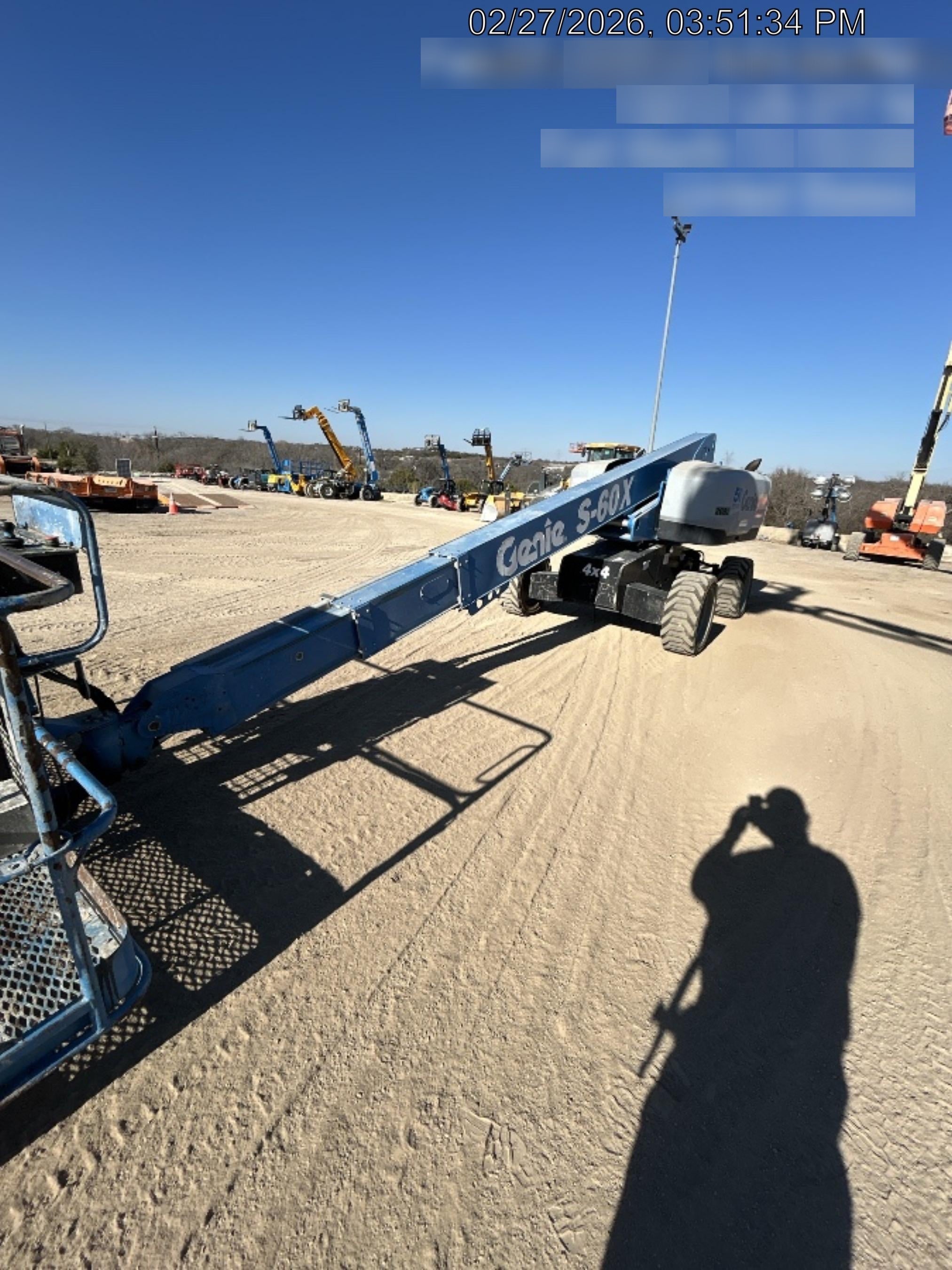 2016 GENIE S-60 X